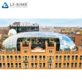 Sistema BJMB Glass Atrium Diseño Dome Builting Estructura de acero Recho de vidrio